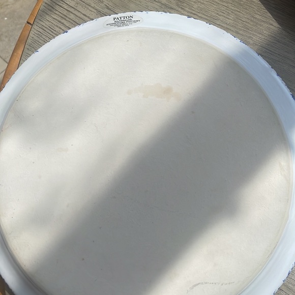 Patton Handmade Stoneware Pottery 7.5” Chip/Dip Platter - Picture 2 of 4